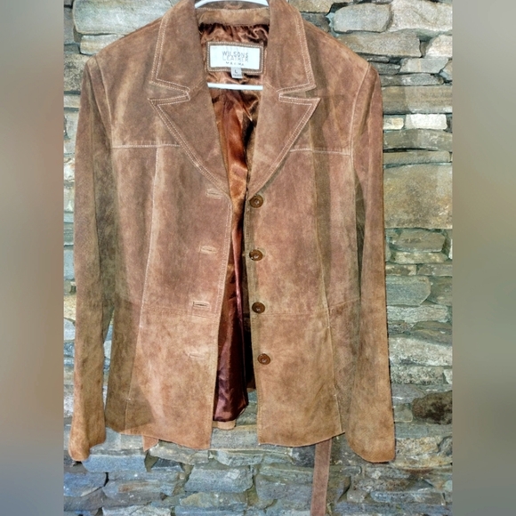 Wilsons Leather Jackets & Blazers - Vintage Wilsons Leather camel color suede jacket, Maxima, size large